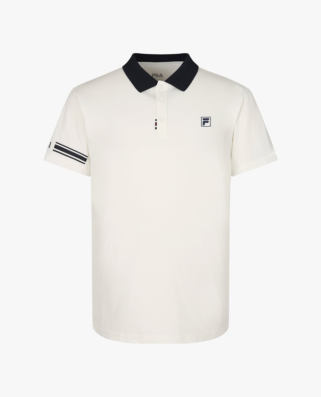 FILA - Áo polo unisex cổ bẻ tay ngắn Sorona