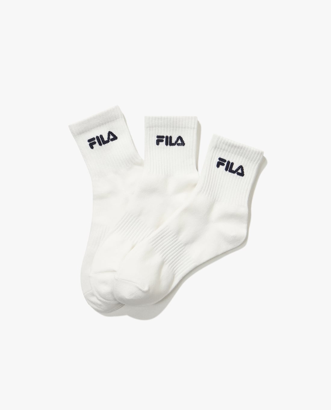 FILA - Set 3 vớ unisex cổ cao Essential