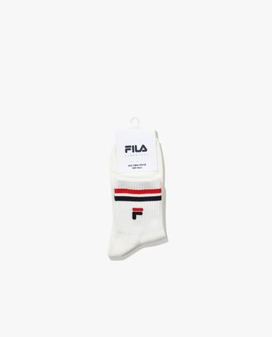  FILA - Vớ unisex cổ cao phối sọc 