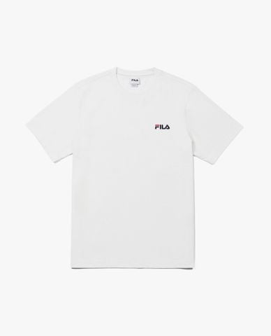  FILA - Áo thun unisex cổ tròn tay ngắn Small Linear 