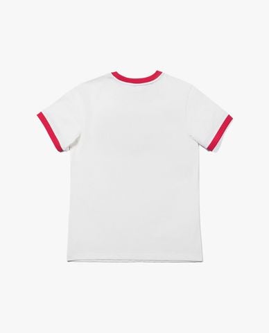  FILA - Áo thun nữ cổ tròn tay ngắn Ringer 