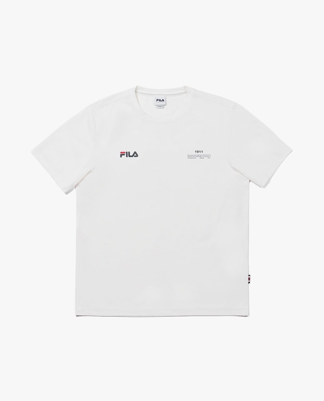 FILA - Áo thun unisex cổ tròn tay ngắn Graphic