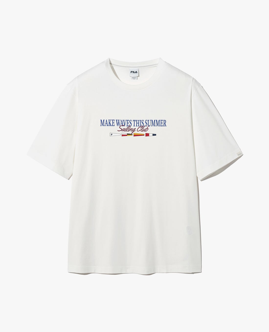 FILA - Áo thun unisex tay ngắn Sailing Lettering Supima