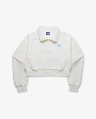  FILA - Áo khoác thể thao nữ cổ bẻ Tennis Club 