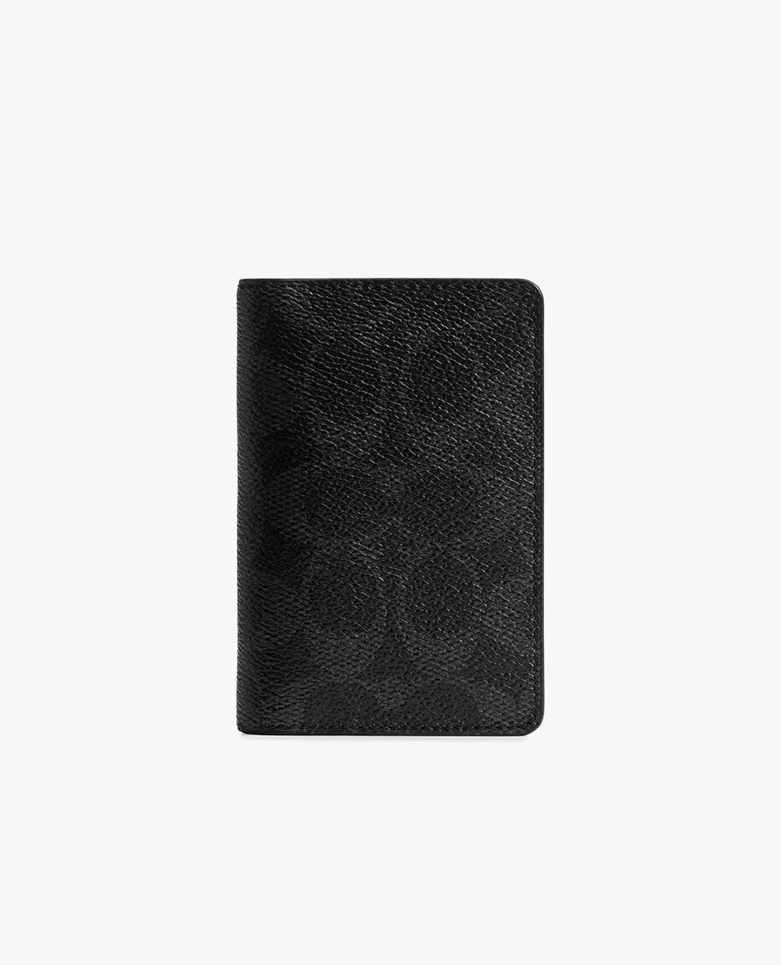 COACH - Ví nam dáng ngắn Signature Canvas