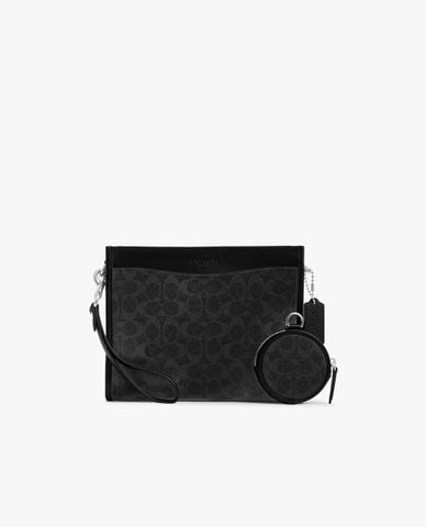  COACH - Túi đeo chéo nam phom chữ nhật Hitch Convertible 