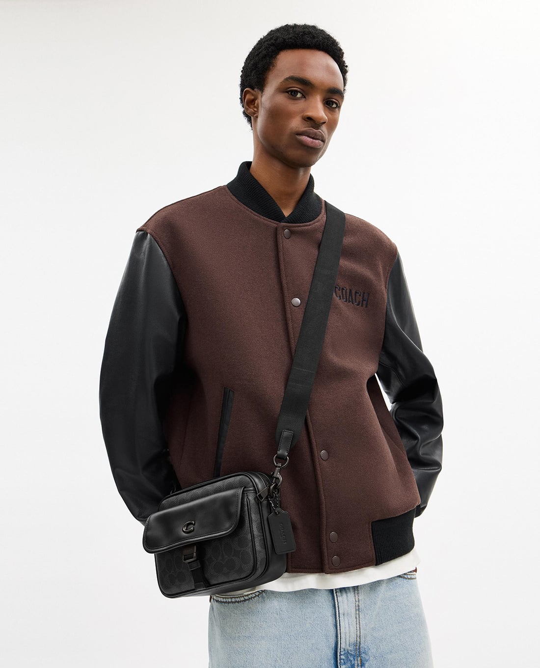 COACH - Túi đeo chéo nam Knox Camera In Signature Canvas