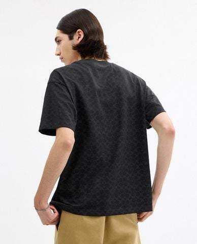  COACH - Áo thun nam cổ tròn tay ngắn Teddy Graphic Signature 