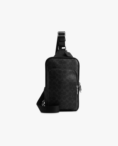  COACH - Túi đeo chéo nam Felix In Signature Canvas 