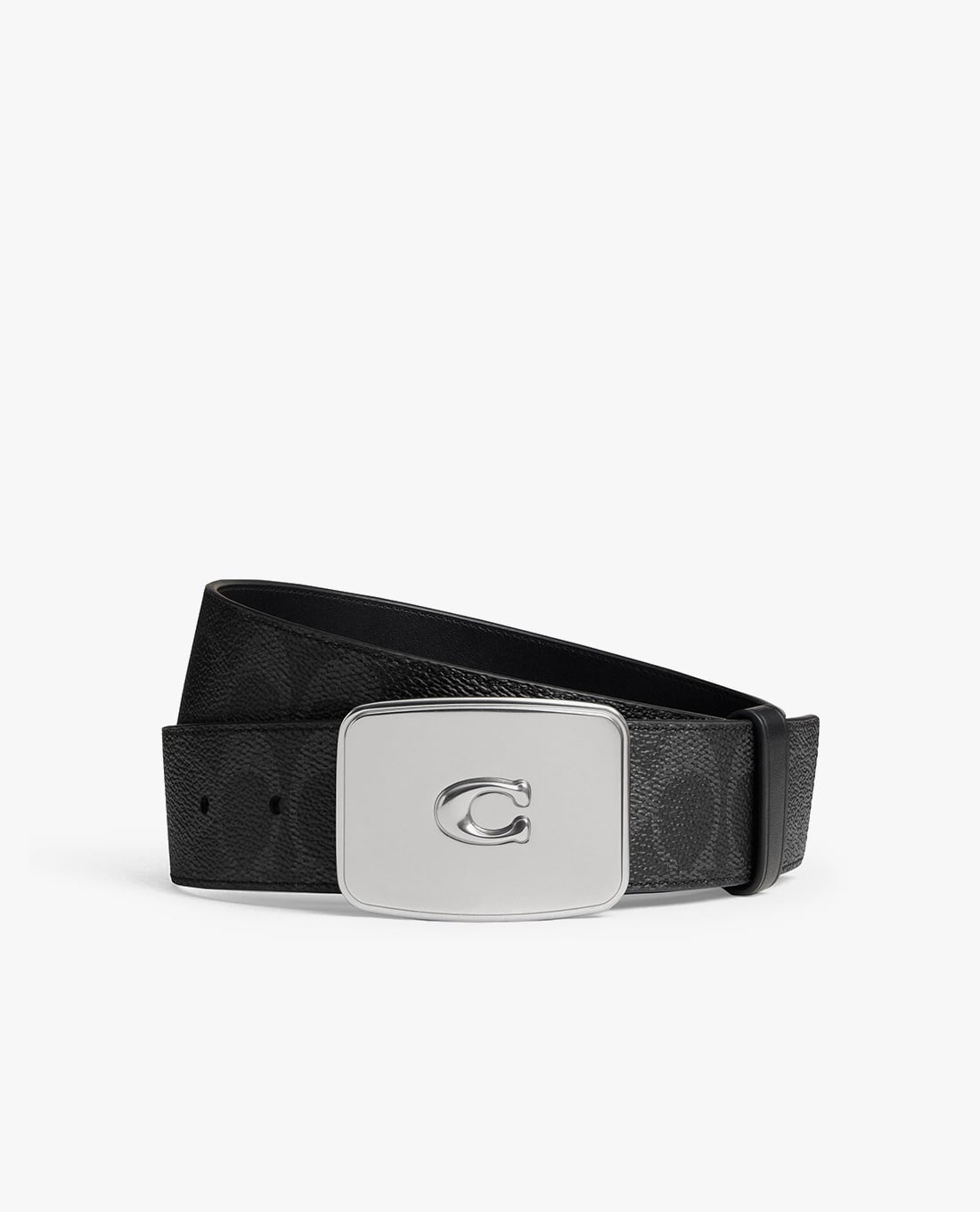 COACH - Thắt lưng nam bản vừa Plaque