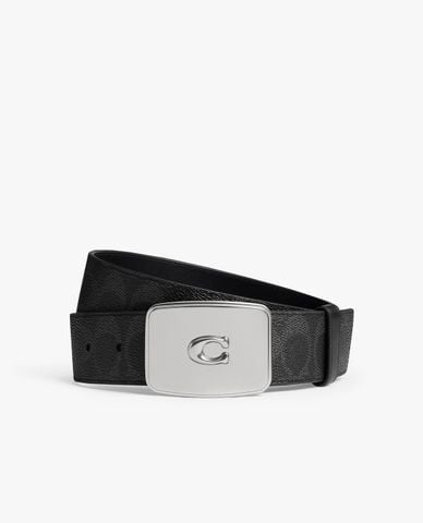  COACH - Thắt lưng nam bản vừa Plaque 