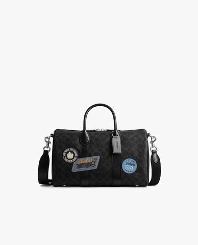  COACH - Túi đeo chéo nam đính stickers Compass 35 