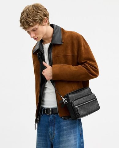  COACH - Túi đeo chéo nam Dakota In Signature 
