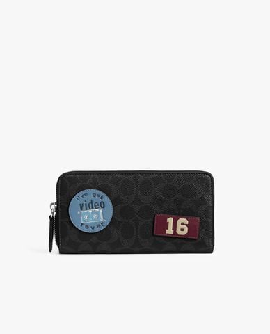  COACH - Ví nam dáng dài phom chữ nhật Accordion 