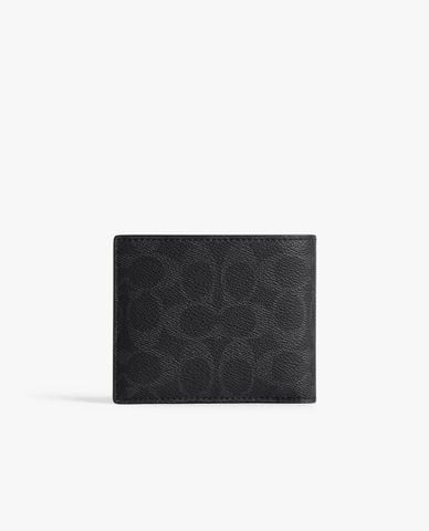  COACH - Ví nam dáng ngắn 3 In 1 Signature 