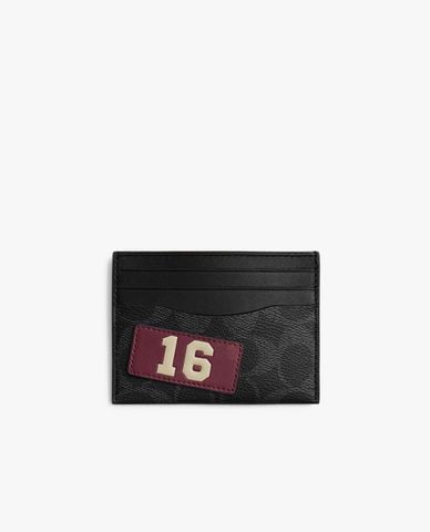  COACH - Ví đựng thẻ nam Money Clip In Signature 