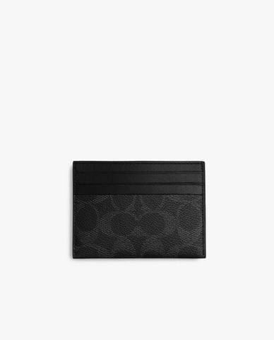  COACH - Ví đựng thẻ nam Money Clip In Signature 