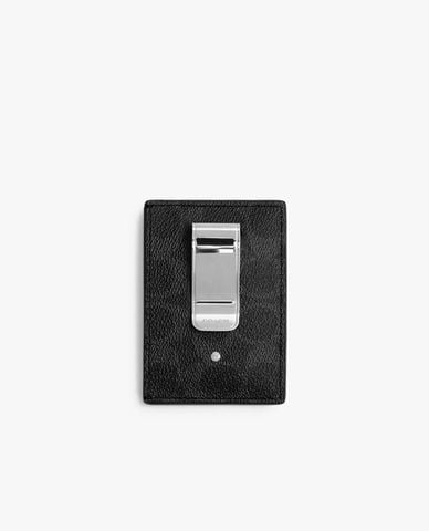 COACH - Ví đựng thẻ nam Money Clip In Signature Canvas 