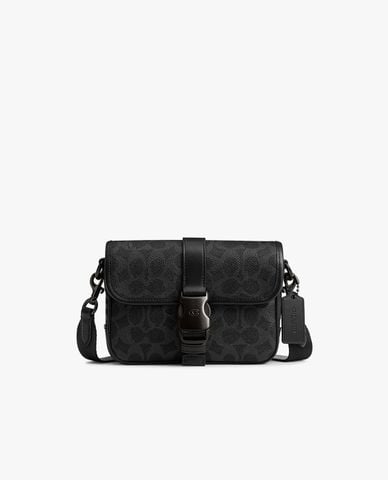  COACH - Túi đeo chéo nam League 19 In Signature Canvas 