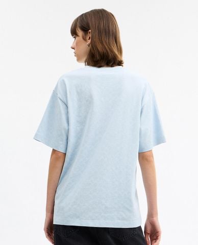  COACH - Áo thun nữ cổ tròn tay ngắn Floppy Signature 