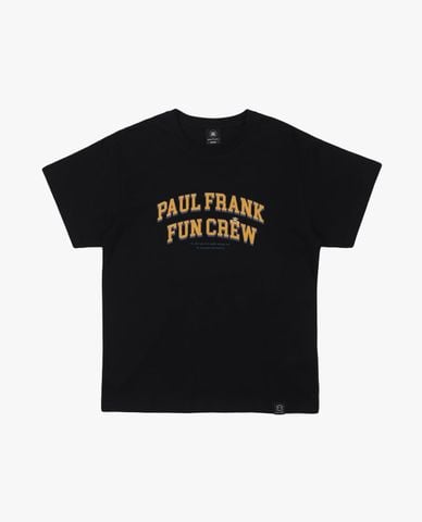  PAUL FRANK - Áo thun unisex cổ tròn tay ngắn in chữ 