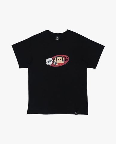  PAUL FRANK - Áo thun unisex cổ tròn tay ngắn in họa tiết 