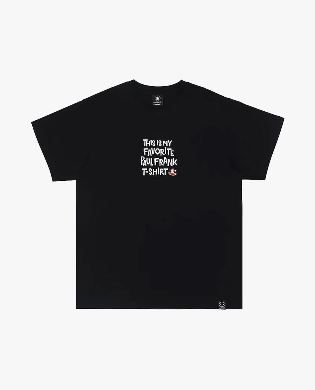 PAUL FRANK - Áo thun unisex cổ tròn tay ngắn in chữ