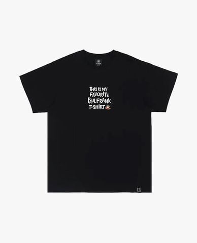  PAUL FRANK - Áo thun unisex cổ tròn tay ngắn in chữ 