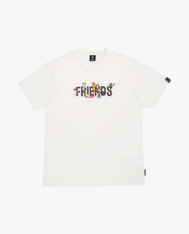  PAUL FRANK - Áo thun unisex cổ tròn tay ngắn in hình 