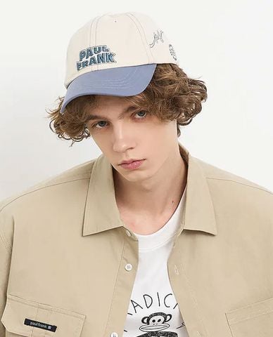  PAUL FRANK - Nón bóng chày unisex thêu chữ 