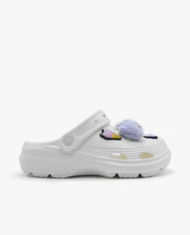  PAUL FRANK - Giày clog unisex phối charm 