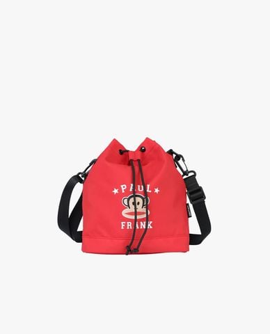  PAUL FRANK - Túi đeo chéo unisex rút dây in logo 