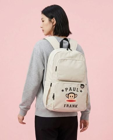 PAUL FRANK - Balo unisex phom chữ nhật in logo 