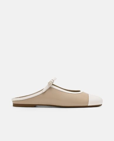  PEDRO - Giày mules nữ đế bệt mũi tròn 