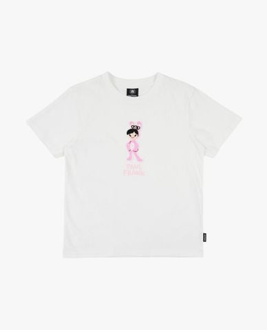  PAUL FRANK - Áo thun nữ cổ tròn tay ngắn phối họa tiết 