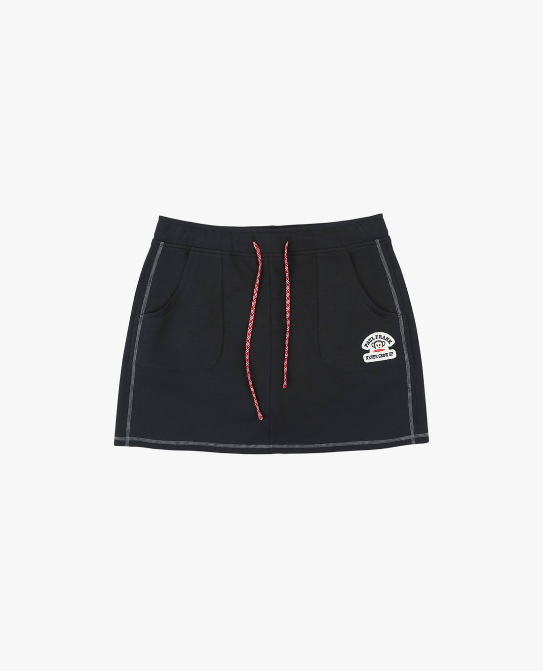 PAUL FRANK - Chân váy chữ A mini lưng lun phối dây rút