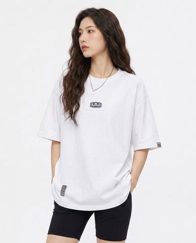  PAUL FRANK - Áo thun unisex cổ tròn tay ngắn phối logo 