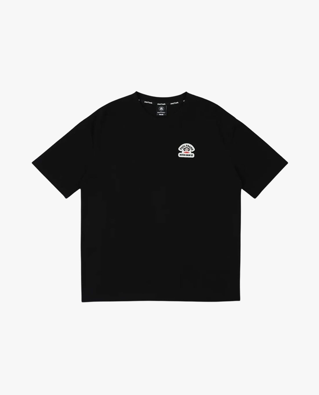 PAUL FRANK - Áo thun unisex cổ tròn tay ngắn phối logo