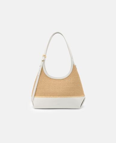  PEDRO - Túi đeo vai nữ hình thang Saskia Raffia 