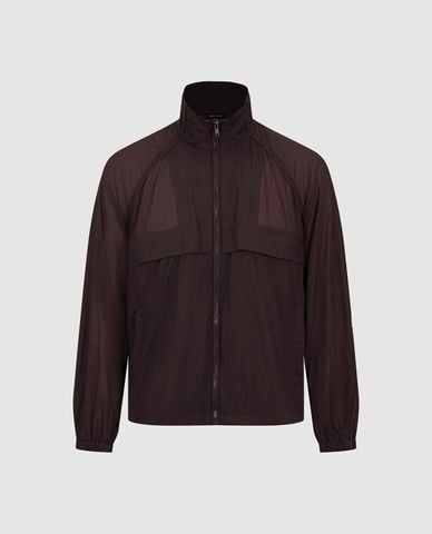  URBAN REVIVO - Áo khoác gió nam cổ trụ tay dài 