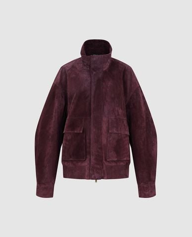  URBAN REVIVO - Áo khoác bomber nam cổ đứng phối túi hộp 