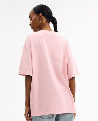  COACH - Áo thun nữ cổ tròn tay ngắn Candy 