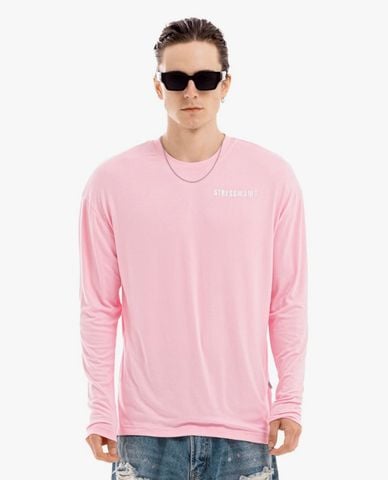  STRESSMAMA - Áo thun unisex cổ tròn tay dài Hôtel Mama 