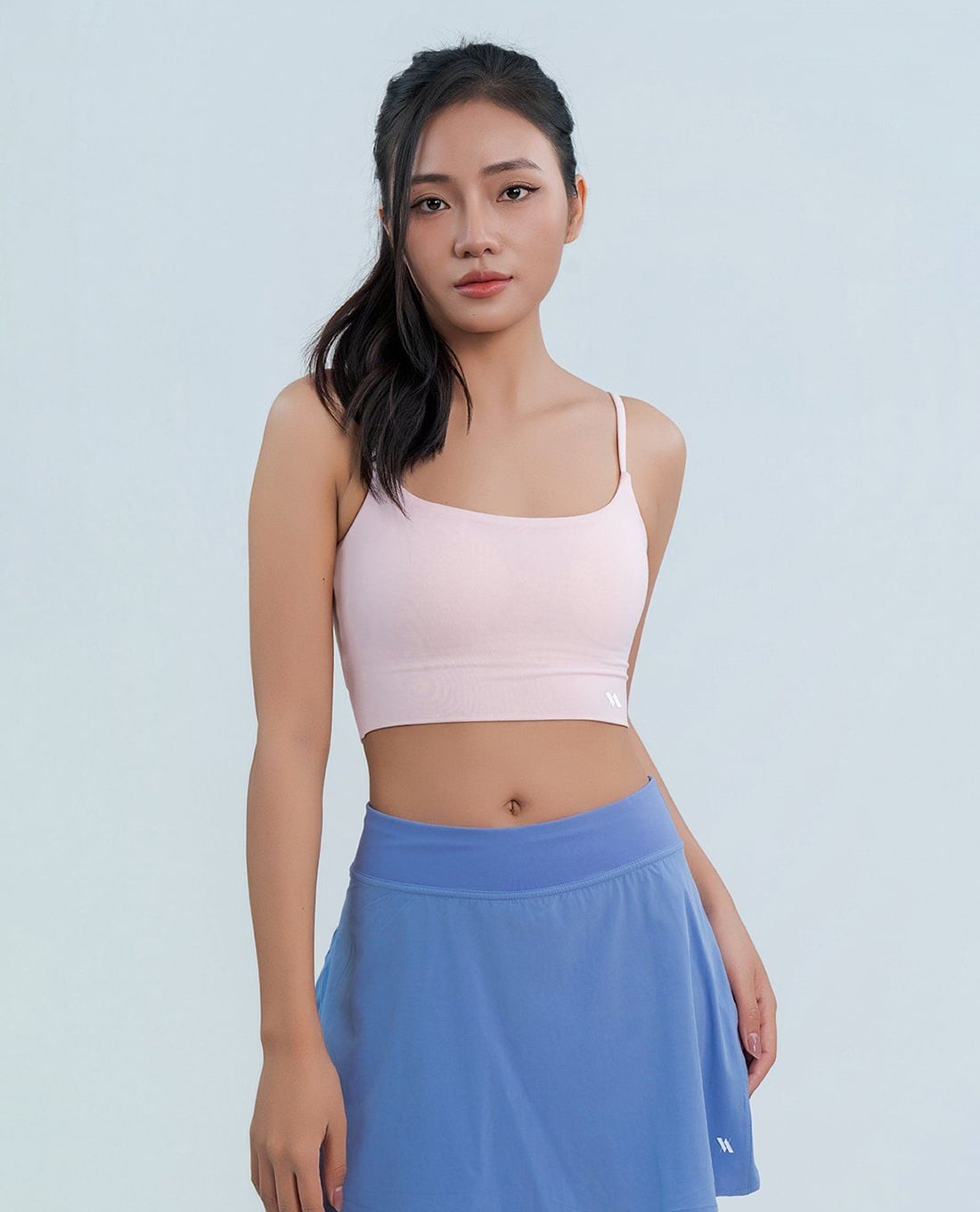 AZURA - Áo bra thể thao nữ hai dây lưng xoắn