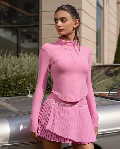  OLABEN - Áo khoác thể thao nữ cổ trụ Butterluxe 