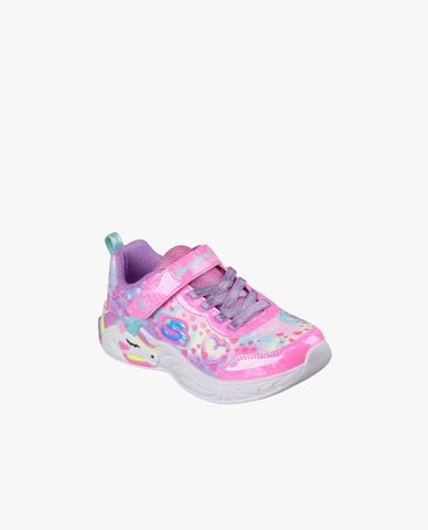  SKECHERS - Giày sneakers bé gái S Lights Unicorn Dreams 