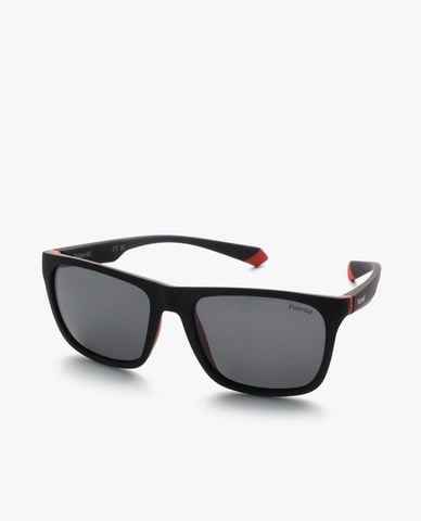  POLAROID - Kính mát nam gọng chữ nhật bản dày 