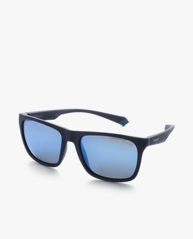  POLAROID - Kính mát nam gọng chữ nhật bản dày 