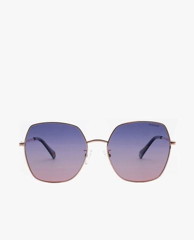  POLAROID - Kính mát unisex gọng đa giác dáng mảnh 