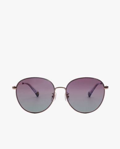  POLAROID - Kính mát unisex gọng tròn bản mảnh cổ điển 